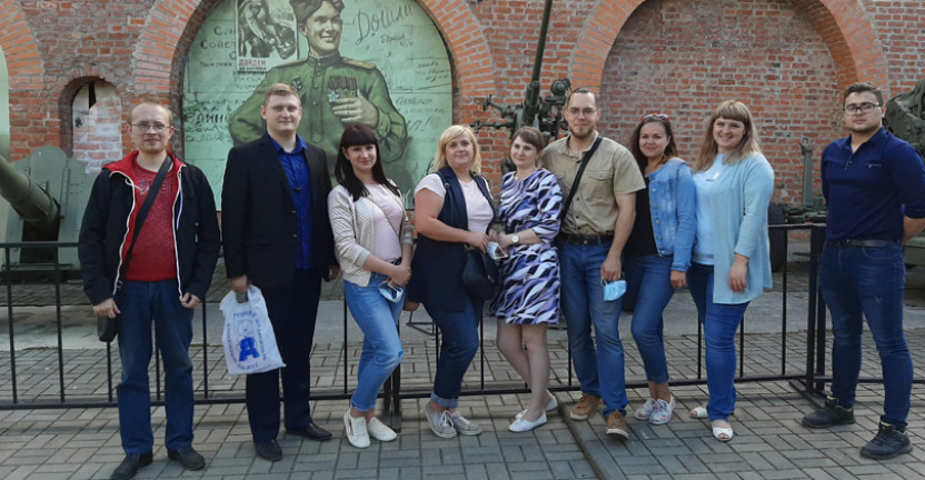 В преддверии Международного дня молодежи молодые сотрудники Смоленскстата посетили музей «Смоленщина в годы Великой Отечественной войны»